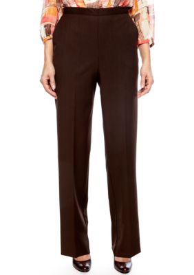 Alfred Dunner Monaco Proportioned Pull On Pant Short Length