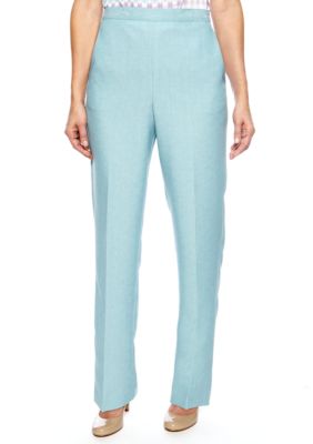Alfred Dunner Notting Hill Proportioned Pull On Pant Short Inseam