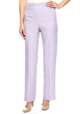 Alfred Dunner Notting Hill Proportioned Pull On Pant Short Inseam