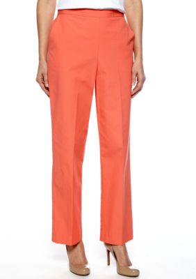 Alfred Dunner Laguna Beach Pull On Pant Short Inseam