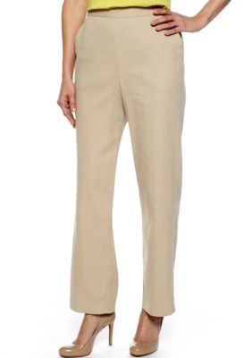 Alfred Dunner Sahara Desert Pull On Pant Short Inseam