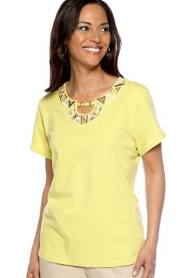 Alfred Dunner Sahara Desert Bamboo Tee