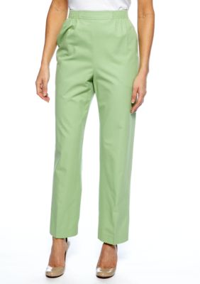 Alfred Dunner Petite Summer Haze Pant Short Inseam