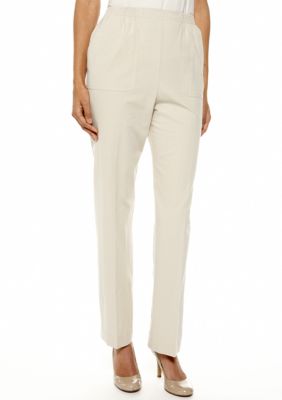 Alfred Dunner Petite Color Splash Pants Average Inseam