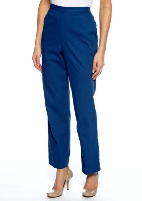 Alfred Dunner Cool Breeze Pull On Pant Short Inseam