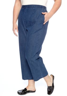 Alfred Dunner Plus Size Proportioned Denim Pant
