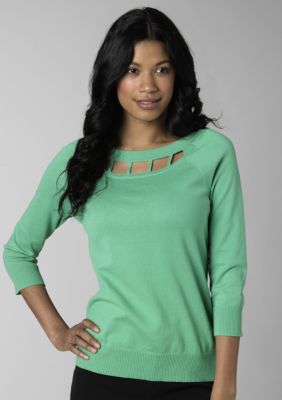 Designers Originals Cutout Boat Neck Sweater