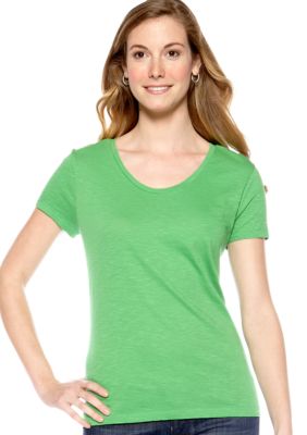 New Directions Weekend V-Neck Slub Core Tee