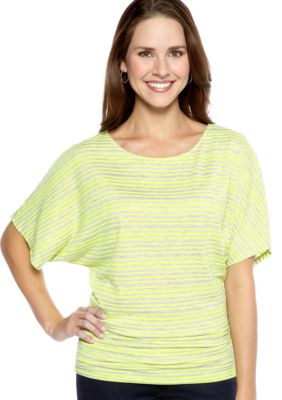 New Directions Weekend Band Bottom Knit Dolman