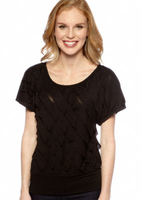 New Directions Tier Ruffle Top