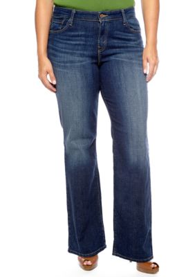 Levi's Plus Size 580 Boot Cut Jean in Winding Road