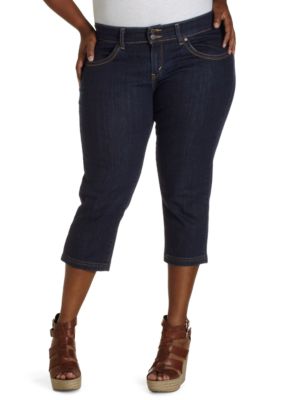 Levi's Plus Size 542 Denim Capri