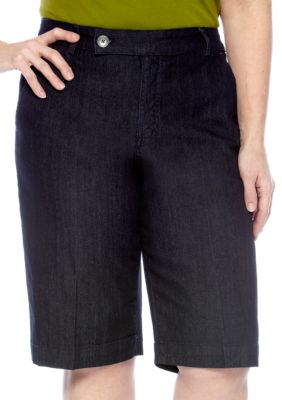 Bandolino Plus Size Ivette Denim Short