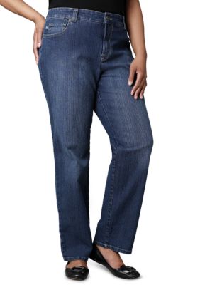 Bandolino Plus Size Short Mandie Denim Jean