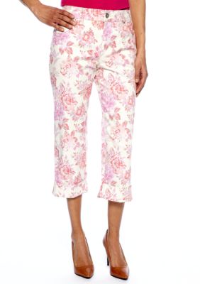 Bandolino Blu Mandie Belted Capri-Bright Peony