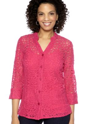 Kim Rogers Lace Big Shirt