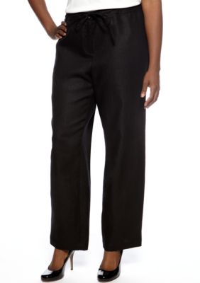 Kim Rogers&reg; Plus Size Linen Pant