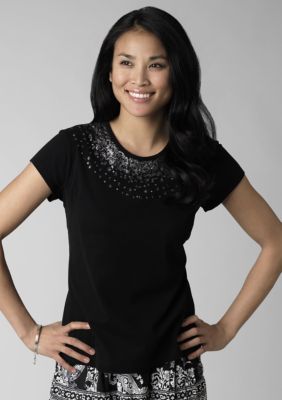 Choices Tee with Matte Sequins