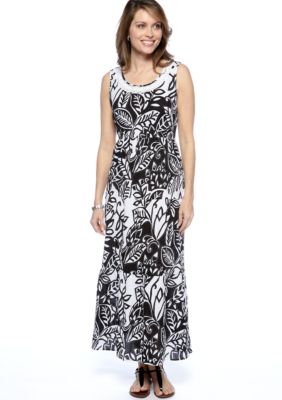 Choices Printed Tank Dress