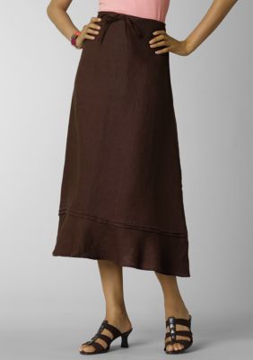 Choices San Tropeze Drawstring Linen Skirt