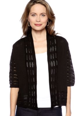 Choices Three Quarter Sleeve Shrug