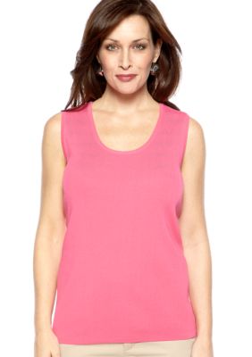 Choices Sleeveless Solid Sweater Tank