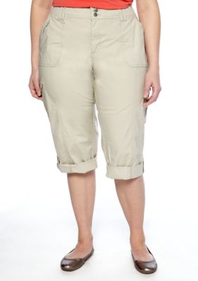 Lee&reg Platinum Plus Size Astoria Platinum Naturally Slimming Capri