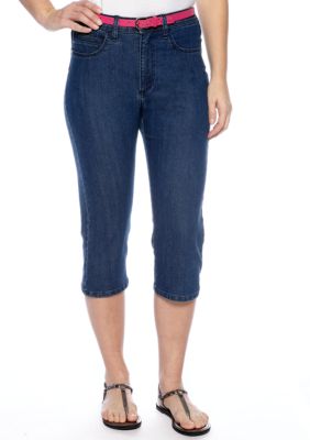 Lee&reg Platinum Norma Classic Fit Belted Rolled Cuffed Capri