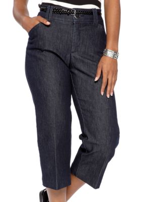 Lee&reg Platinum Petite Naturally Slimming Verona Belted Capri