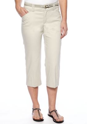 Lee&reg Platinum Naturally Slimming Verona Belted Capri