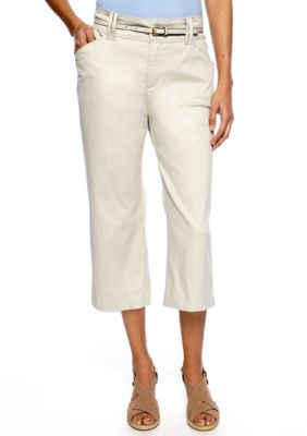 Lee&reg Platinum Petite Platinum Naturally Slimming Verona Belted Capri