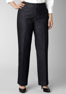 Lee&reg Platinum Plus Size Gap Free Waist Denim Monaco Trouser