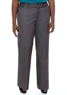 Lee&reg Platinum Plus Size Monoco Trouser in Carbon Rinse (Petite Length)