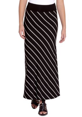 Karen Kane Electric Tide Contrast Maxi Skirt