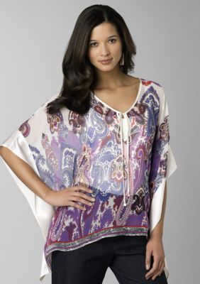 Karen Kane Paisley Scarf Top