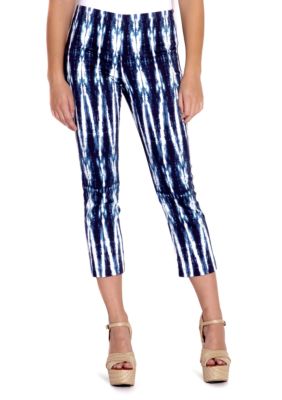 Karen Kane Electric Tide Printed Capri Pant
