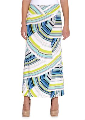 Karen Kane Electric Tide Folded Waist Skirt