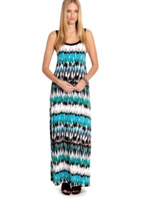Karen Kane Cross Creek Printed Maxi Dress