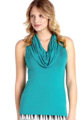 Karen Kane Cross Creek Sleeveless Cowl Top