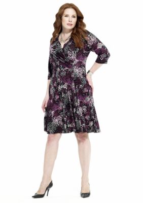 Karen Kane Plus Size Wrap Dress
