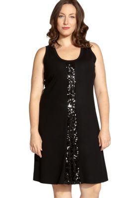 Karen Kane Plus Size Sleeveless Dress With Sequins