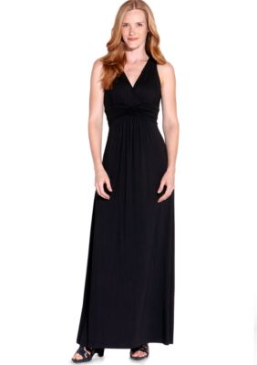 Karen Kane Coral Reef Surplice Front Maxi Dress