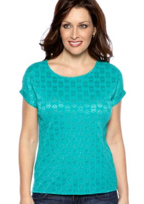 Madison Knit Back Lace Top