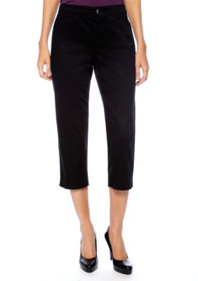 Madison Solid Crop Twill Pant