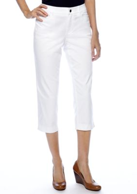Madison Solid Crop Twill Pant