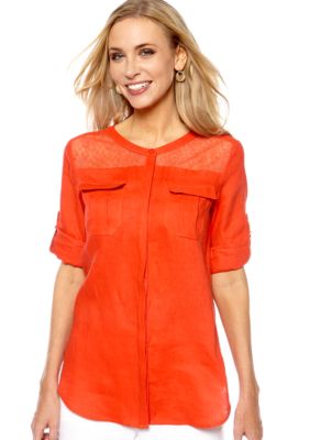 Madison Linen Camp Shirt