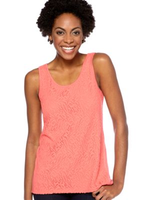 Madison Lace Hi-Lo Tank