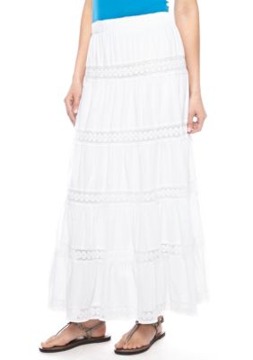 Madison Woven Tiered Skirt