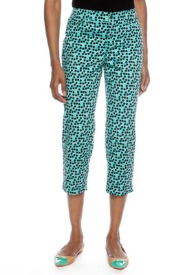Madison Overlapping Dots Crop Pant