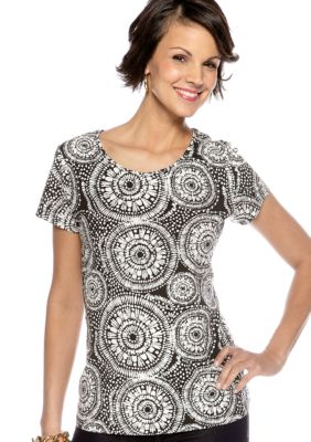 Madison Dotted Swirl Core Tee